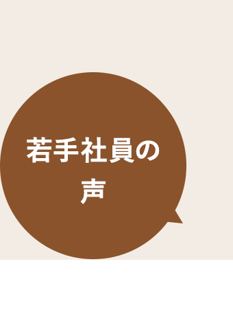 若手社員の声